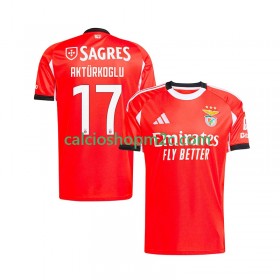 Benfica Kerem Akturkoglu 17 Maglia Prima 2025/2026 Manica Corta